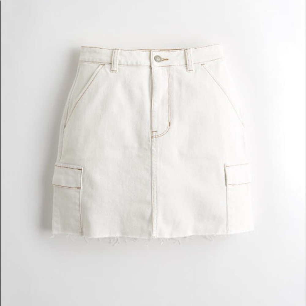 Hollister Ultra High Rise Denim Skirt